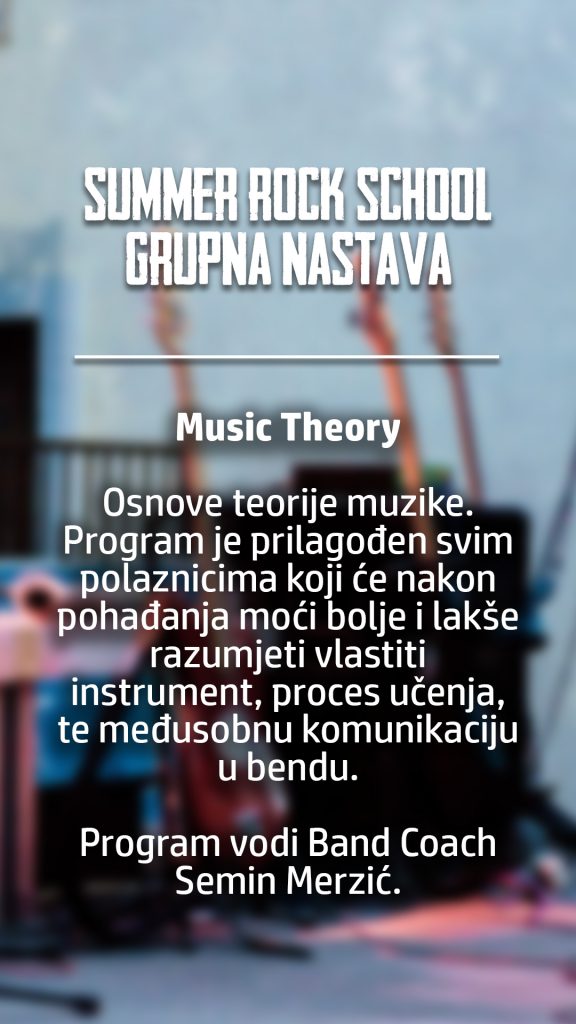 summer rock school grupna music theory